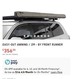 Front Runner Easy out awning 