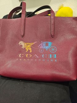 Coach Leatherware Tote Bag Rexy Dinosaur