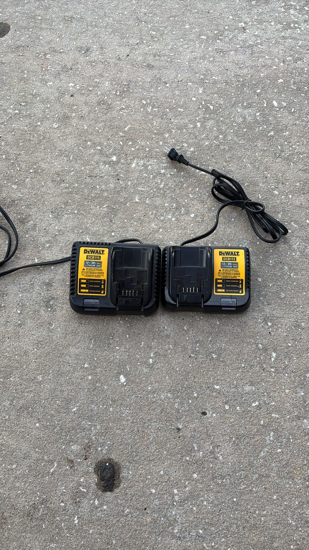 Dewalt Chargers