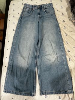 y2k super baggy jeans - solace blue