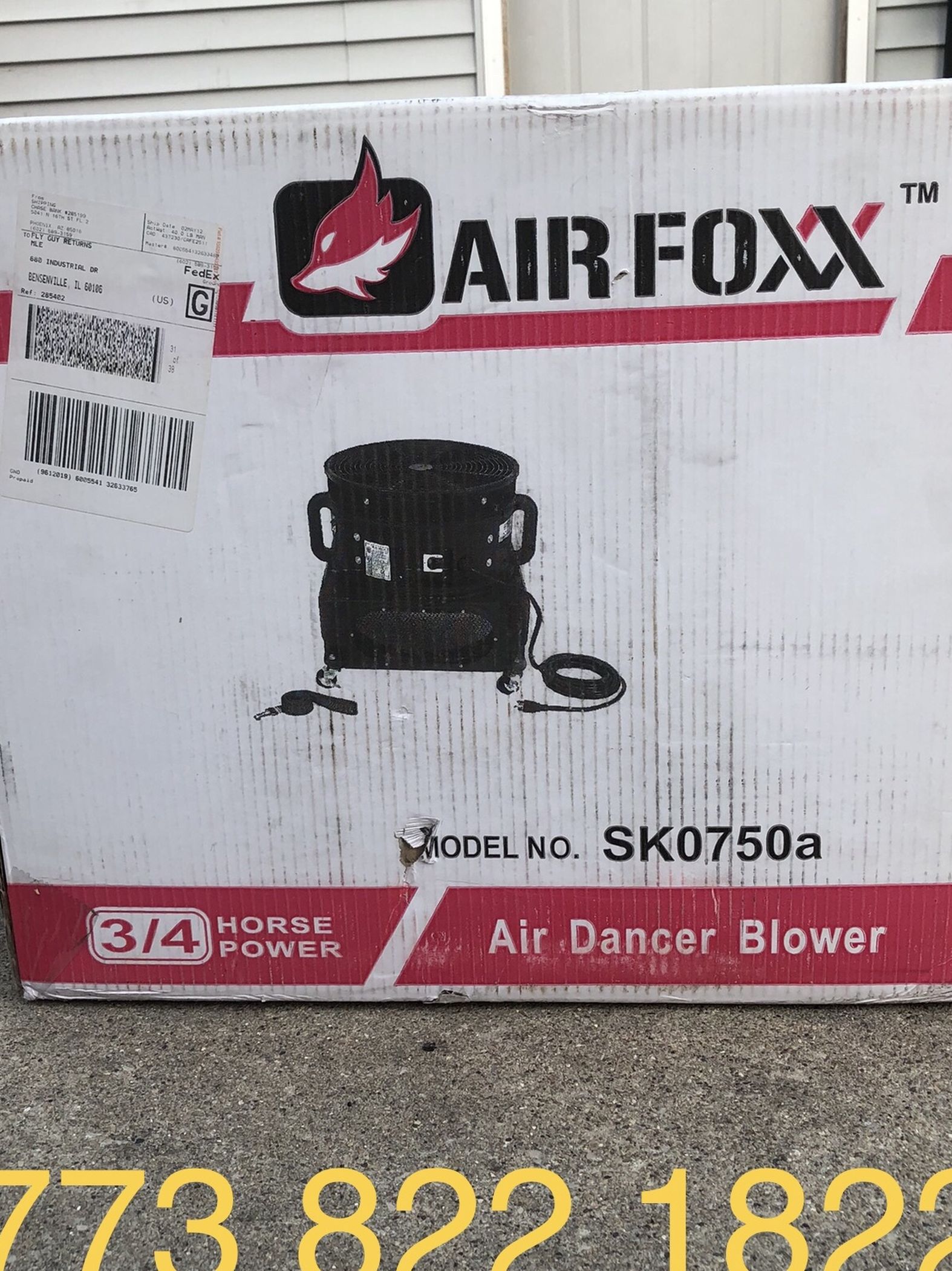 Air dancer blower / soplador para bailarin de aire