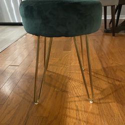 Faux Suede Foot Stool 