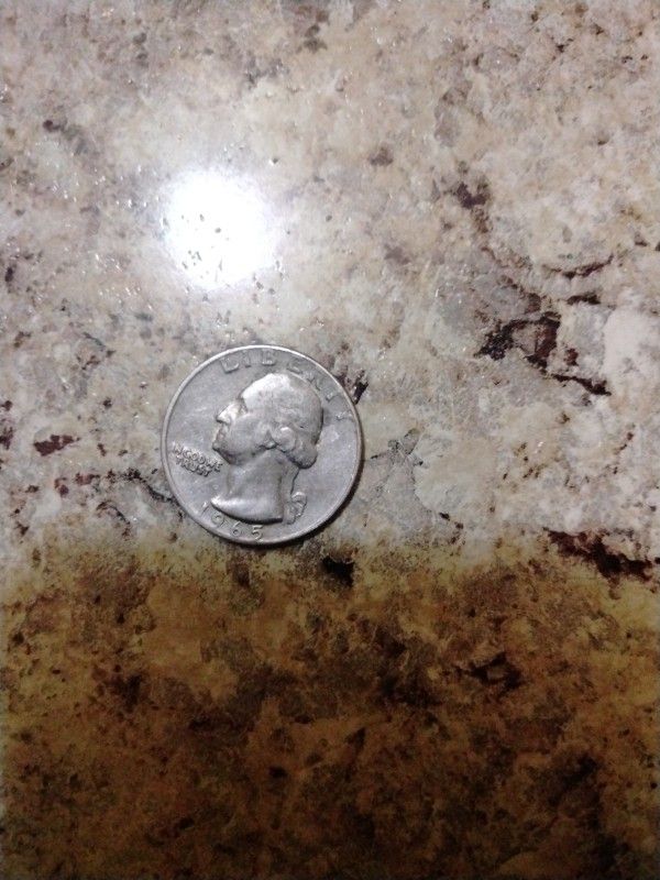 1965 No Minted Error quarter