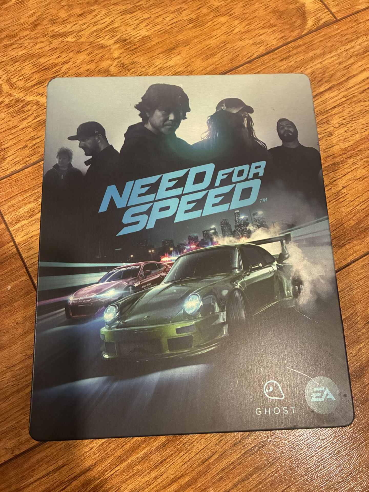 Need for Speed PS4 PlayStation 4 - Complete STEEL METAL TIN CASE 2015 EA GAMES