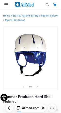 Hard shell helmet size large Blue color