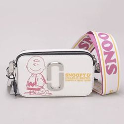 NWT SNOOPY Marc Jacobs x Peanuts Snapshot Camera shoulder Crossbody Bag
