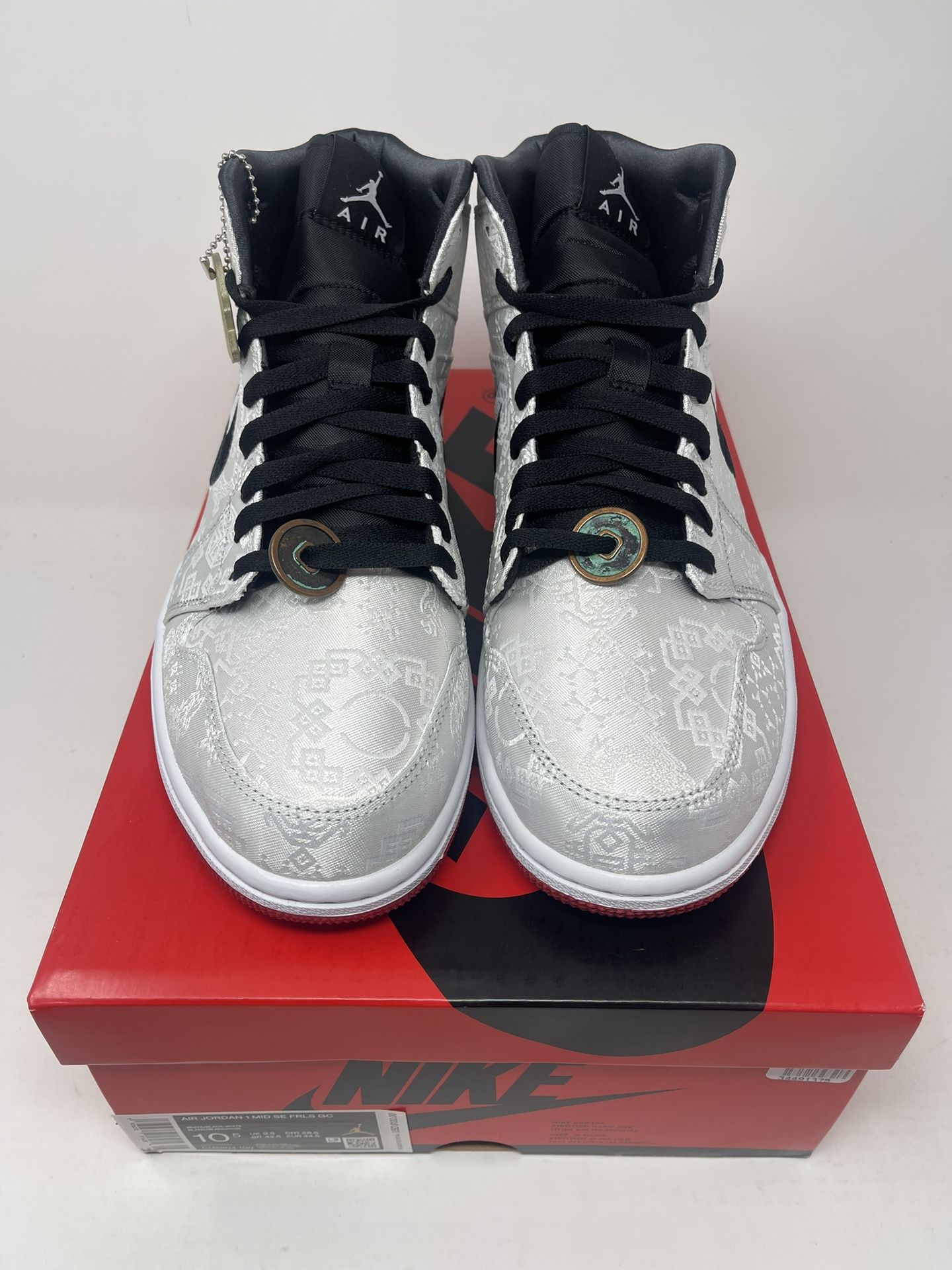 CLOT x Air Jordan 1 Mid Size 10.5
