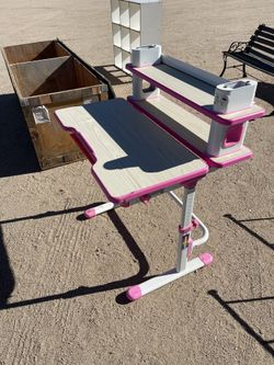 Kids Standing Desk Ergonomic Sit Stand for Kids Pink