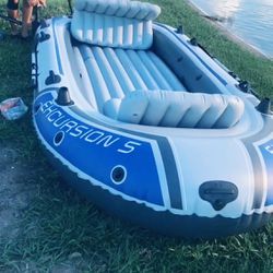 Inflatable Boat With Trolling Motor