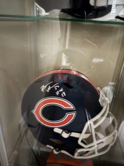 Urlacher Bears Signed Helmet