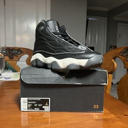 Jordan Pro Strong Black And White 9.5