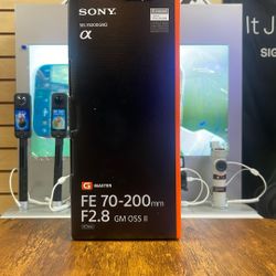 Sony FE 70-200mm F2.8 Mark II 