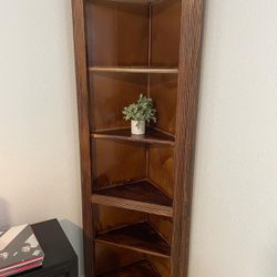 Two Corner Bookshelves 