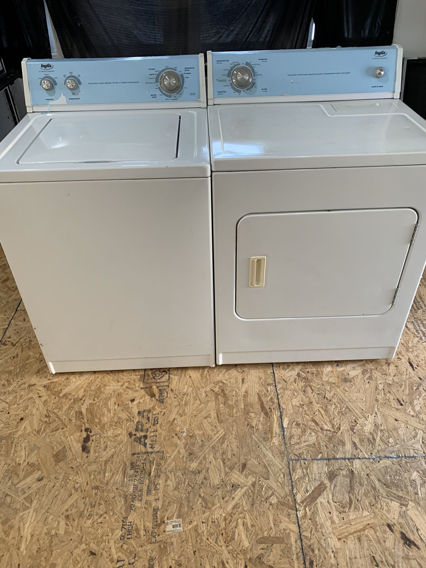 Inglis by Whirlpool Washer and Dryer 250 Free local delivery for Sale