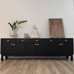 Restored Handmade TV Stand / Entryway
  77”L x 12”W x 24”H