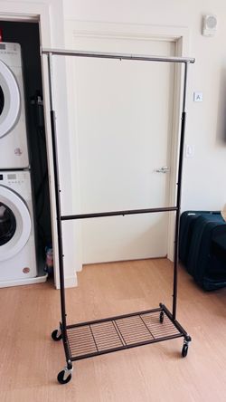 Rolling Clothes Rack