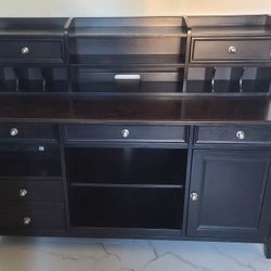 Black Office Supplies Desk