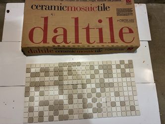 9sf Daltile Keytones Mosaic 1”x1” DK04-Beach