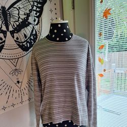 Long sleeve stripe shirt with sparkles  by st John's bay