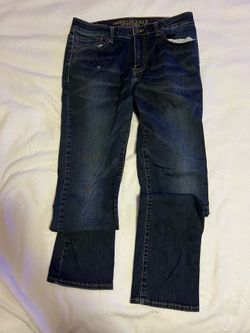 American Eagle Outfitters Blue Jeans 34x34 Slim Straight  Extreme Flex