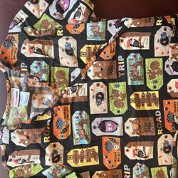 Printed Fall/Thanksgiving Themed Scrubs 