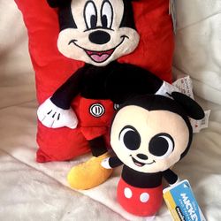Mickey Mouse Pillow And Plush