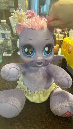 MY LITTLE PONY 2008 Musical SLEEP & TWINKLE Star Song Plush Toy 10"