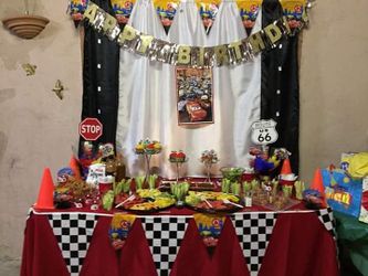 Mesa de frutas/dulces