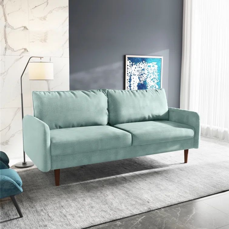 Light Blue 71β Width Couch ποΈ Brand New In Box π¦