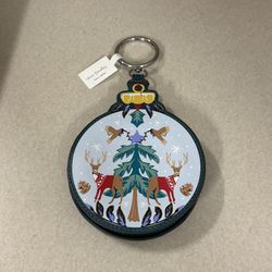 Vera Bradley Christmas Coin Purse Bag Charm NEW