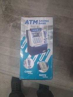 ATM Saving Bank Toy with Card Access