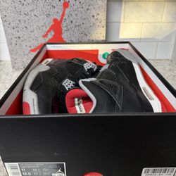 Jordan 4 Retro Breds/Black Cement Sz 11