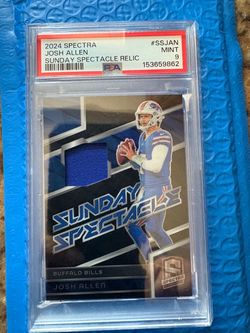 Josh Allen NUMBERED RELIC 23/99 PSA 9