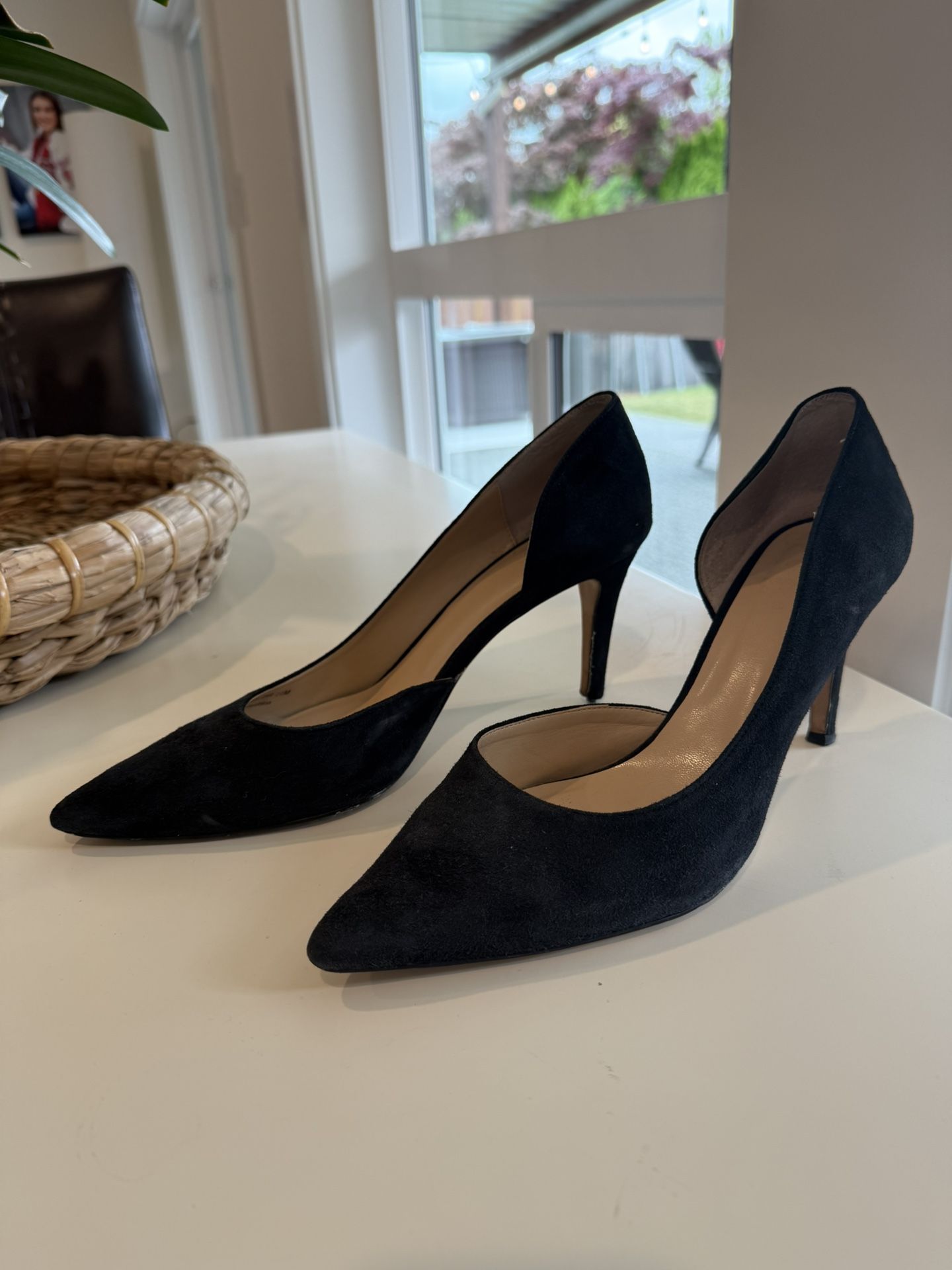 Nordstrom Phoebe Black Heels Suede 11