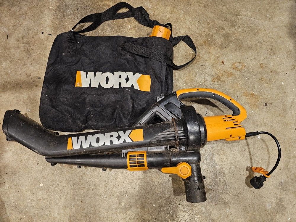 Worx Leaf Blower And Vacuum