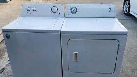 Amana Washer and Whirlpool Dryer 