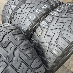 4 used tires Lt37x13.50r20 Toyo Rt Open Country $420.00all 4