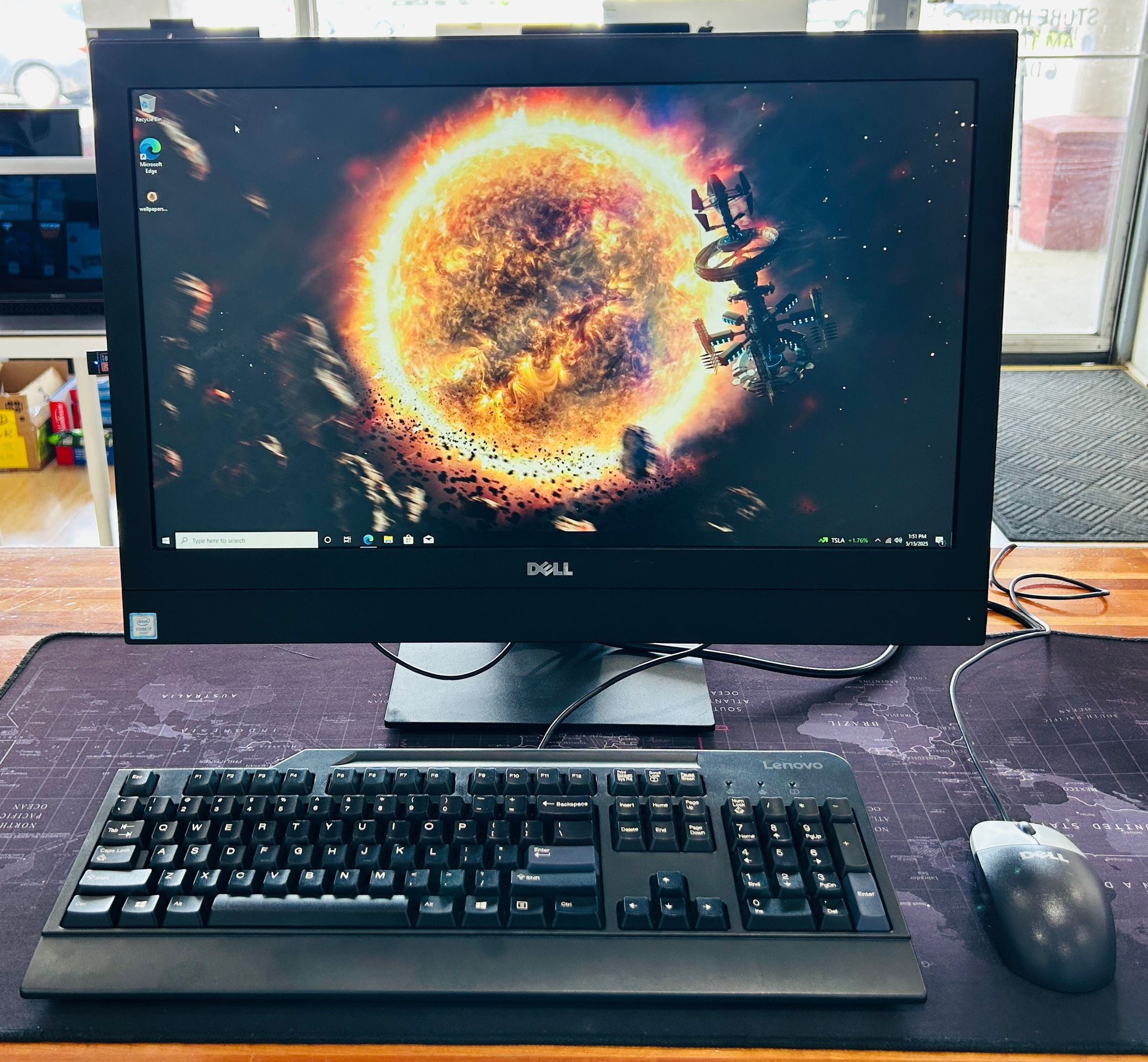 DELL OPTIPLEX 7440 ALL IN ONE PC Core i7-6700 3.40Ghz 8GB 120GB SSD + 500GB Windows 10 Pro!!!