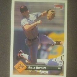 1992 Score Billy Ripken Baltimore Orioles #59 Baseball Card Vintage Collectible Sports MLB