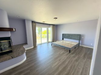 Bed frame, mattress size  84.5” x 79 “