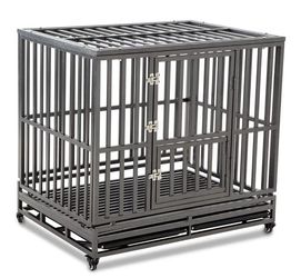 Heavy duty dog crate