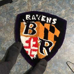 Baltimore ravens custom rug