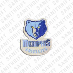 NBA Team Patch Memphis Grizzlies Embroidered Iron On Patch