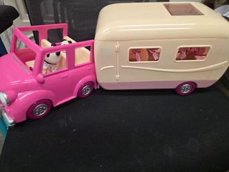 Calico critter Camper Trailer Playset