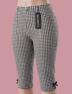 Clementine Gingham Capri Pants