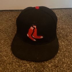 Red Socks Fitted Hat size 7 1/4