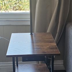 Side Table With Lamp And Tv Stand