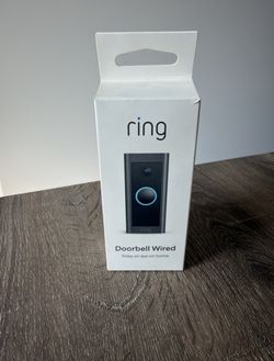 Ring Wired Video Doorbell • 1080p HD Smart Camera • Motion & Night Vision