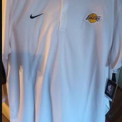 Lakers Nike Polo T Shirt 