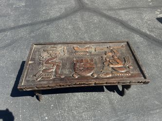 Vintage MAYAN South American Hand Carved Coffee Table ~ CAN DELIVER!!!